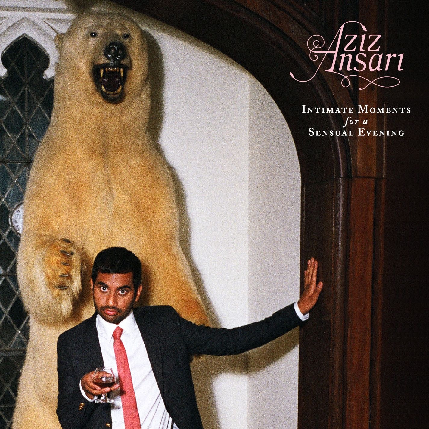 Cover to Aziz Ansari's Intimate Moments for a Sensual Evening
