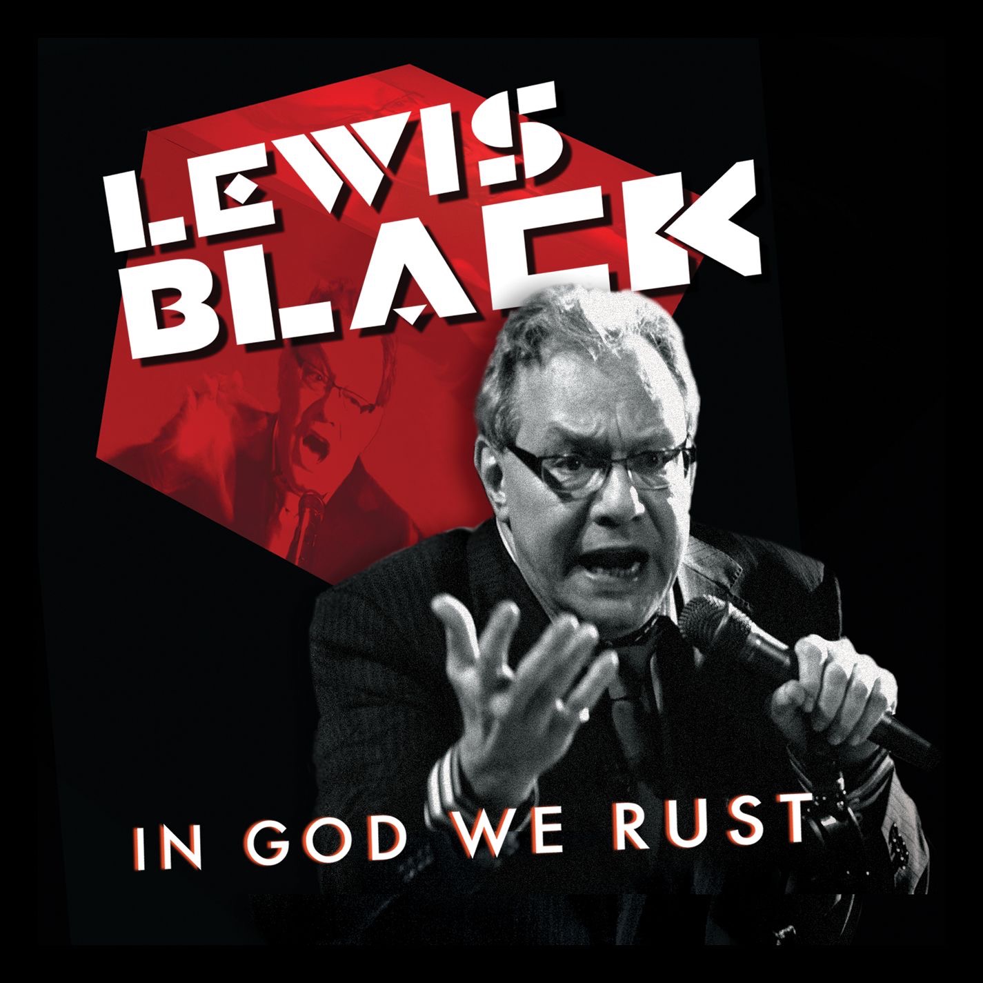 Cover to Lewis Black's In God We Rust