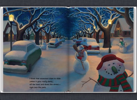snowmen at night by caralyn buehner