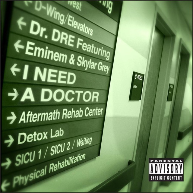 Dr. Dre I Need a Doctor (feat. Eminem & Skylar Grey) - Single Album Cover