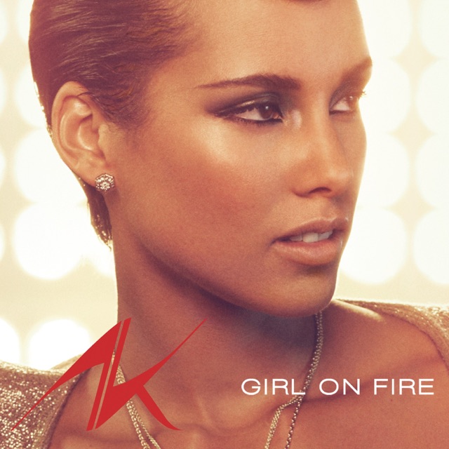 Alicia Keys Girl On Fire (Remixes) - EP Album Cover