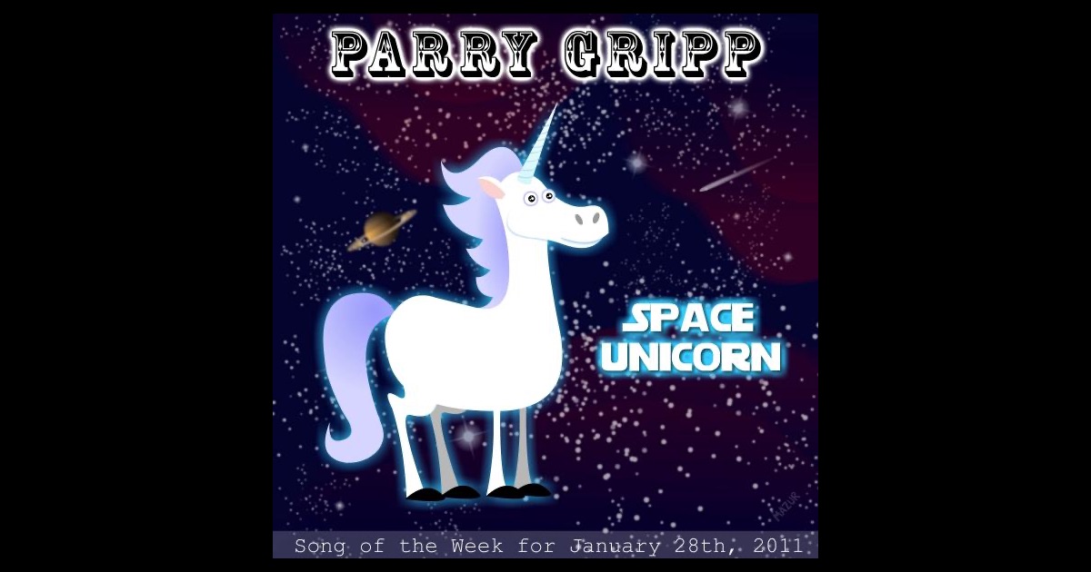 parry gripp space unicorn plush