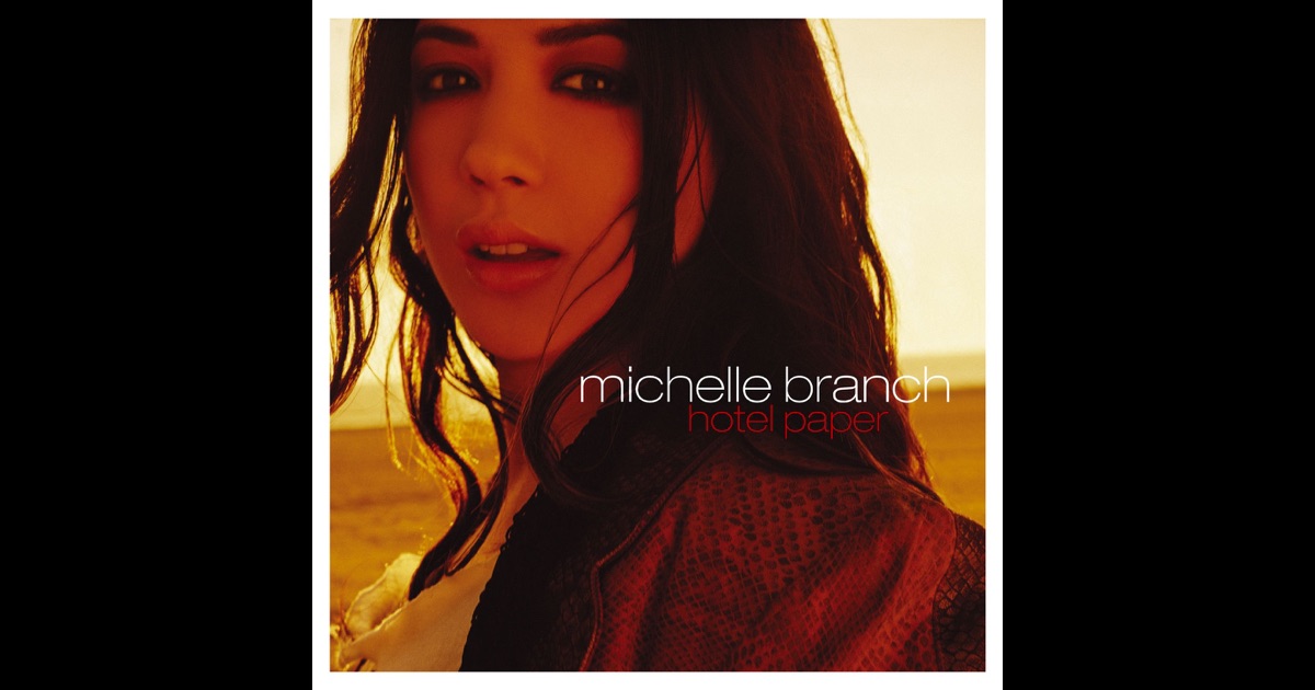michelle branch hotel paper When 17 year-old michelle branch broke onto the scene two years ago, her timing could not have been better in a pop music world that was dominated by tarted-up barbie dolls like britney spears and christina aguilera, here was one young woman who gave us some incredibly catchy hits that had a littl. michelle branch hotel paper When 17 year-old michelle branch broke onto the scene two years ago, her timing could not have been better in a pop music world that was dominated by tarted-up barbie dolls like britney spears and christina aguilera, here was one young woman who gave us some incredibly catchy hits that had a littl.