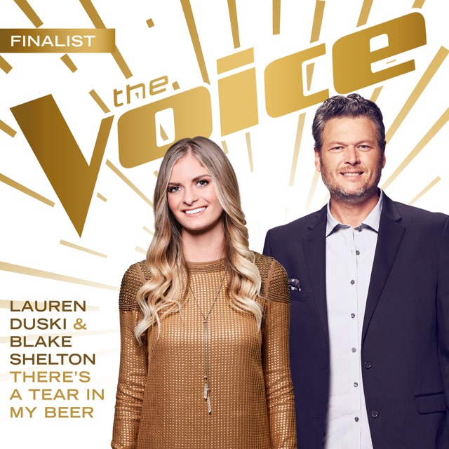 Lauren Duski There’s a Tear In My Beer (The Voice Performance) - Single Album Cover
