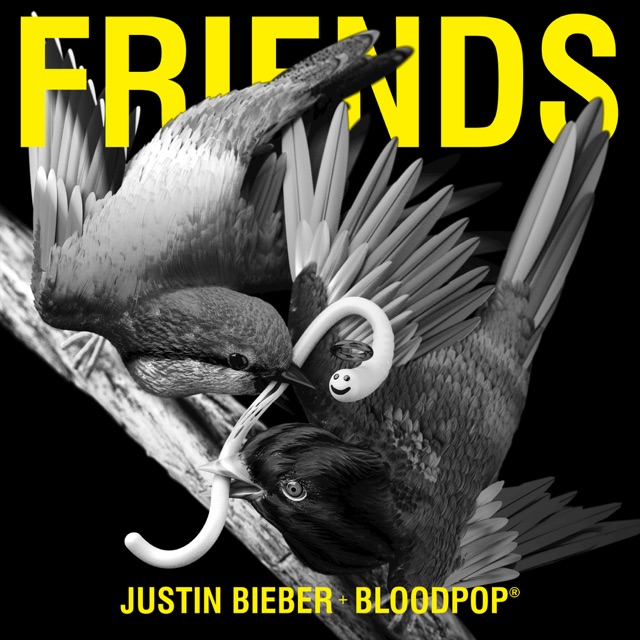 Justin Bieber Friends - Single Album Cover