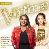 Brooke Simpson & Miley Cyrus - Wrecking Ball (The Voice Performance)  artwork
