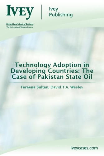 Technology Adoption in Developing Countries The Case of Pakistan State Oil