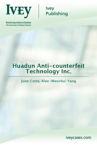 Huadun Anti-counterfeit Technology Inc