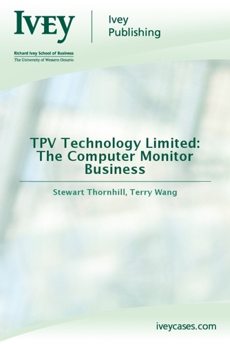 TPV Technology Limited The Computer Monitor Business