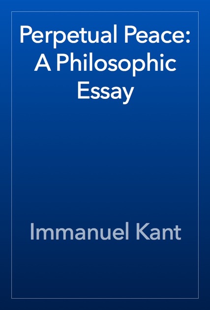 perpetual peace by kant