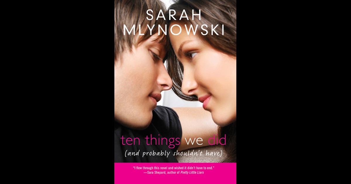 ten things we did by sarah mlynowski