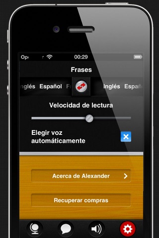 Captura de pantalla del iPhone 5