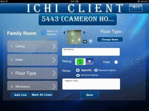 Screenshot of ICHI Client