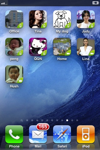 Captura de pantalla del iPhone 2