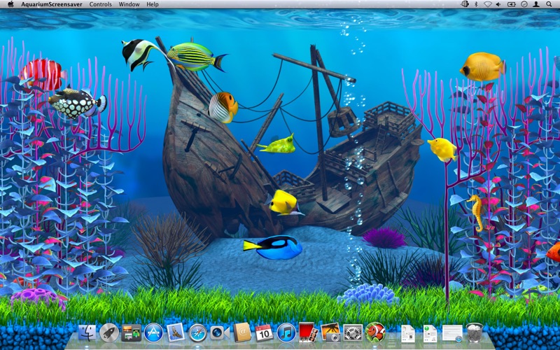 fish aquarium screensaver for mac