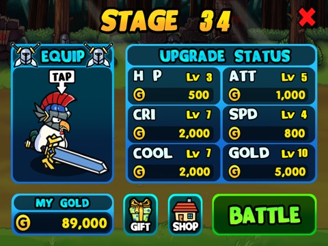 Screenshots of Chicken Revolution : Warrior for iPad
