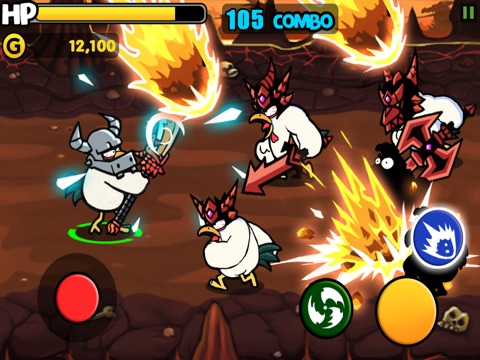 Screenshots of Chicken Revolution : Warrior for iPad
