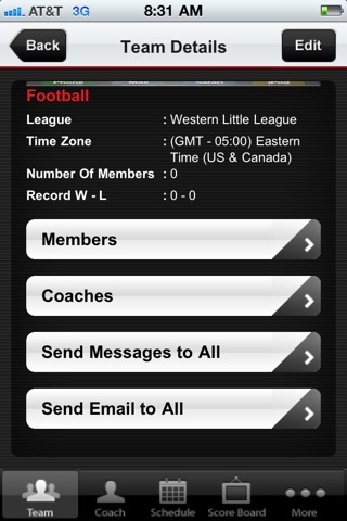 Hibbett Sports® Team Manager screenshot