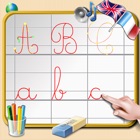 Aprenda a escrever letras cursivas do alfabeto - sons em Inglês e Francês icon