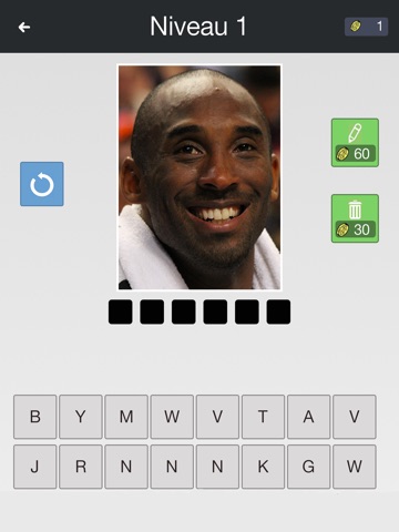 Screenshots of Basket Quiz - Find who are the basketball Players for iPad