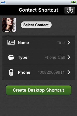 Captura de pantalla del iPhone 3