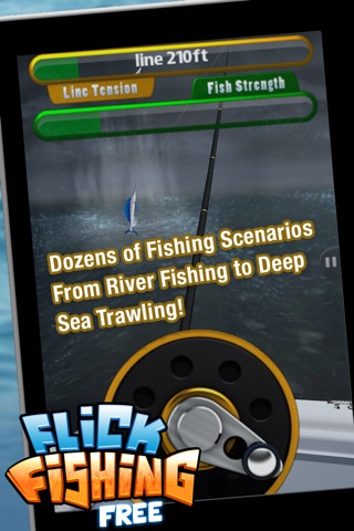 Screenshots of Flick Fishing FREE for iPhone