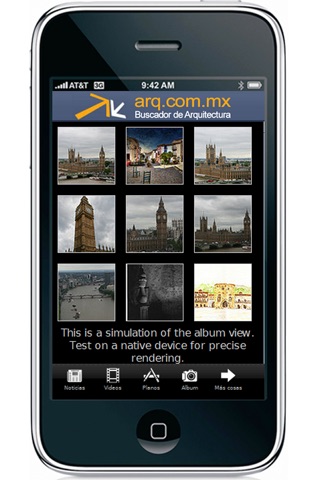 Captura de pantalla del iPhone 4