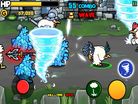 Screenshots of Chicken Revolution : Warrior for iPad