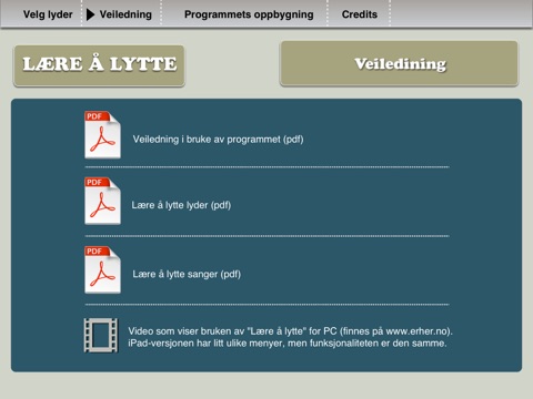 Lytte iPad Lytte iPad