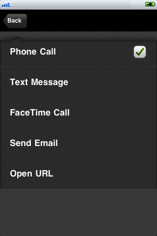 Captura de pantalla del iPhone 4