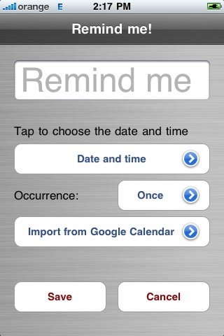 iPhone Screenshot 1