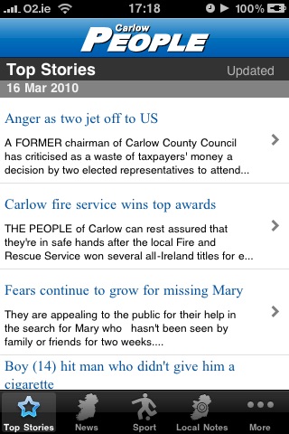 iPhone Screenshot 1