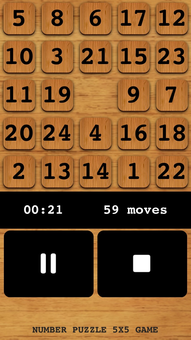 数字のパズル 5X5 - 無料ゲーム screenshot1