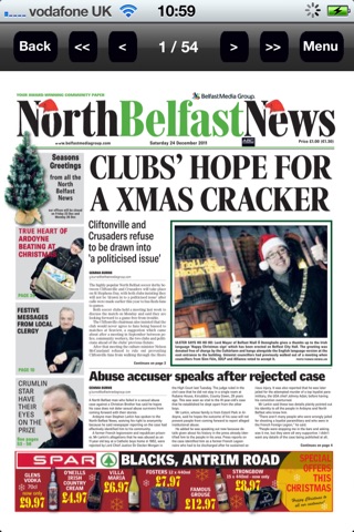 Скриншот из North Belfast News
