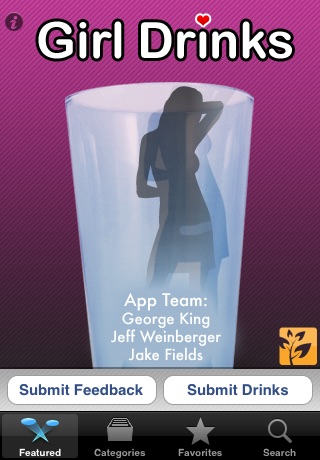 Screenshots of Girl Drinks for iPhone