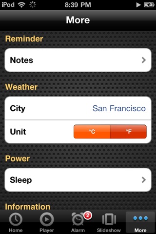 Captura de pantalla del iPhone 4