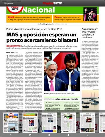 Captura de pantalla del iPad 4