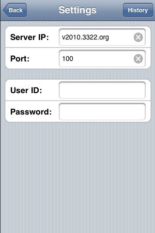 Captura de pantalla del iPhone 1