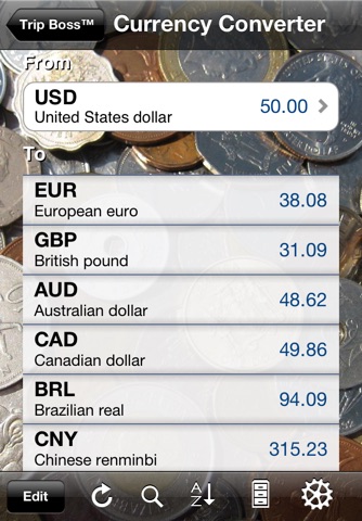 Trip Boss Expense manager screenshot