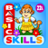 Abby Monkey® Basic Skills: Preschool and Kindergarten Kids Educational Early Learning Adventure Games.▫ TeachMe Counting, Colors, Alphabet, Math, Numbers, Shapes Sorting, Patterns, Puzzles, Learn to Read Letters for Toddler Children