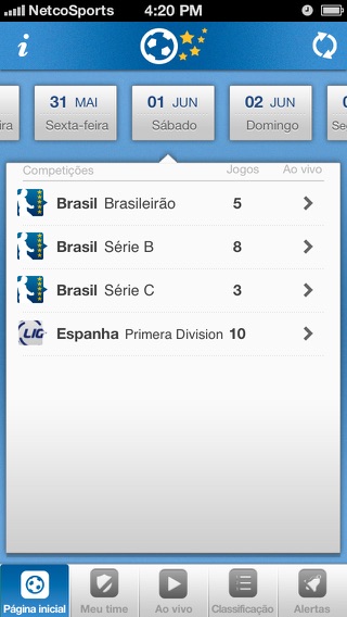 Captura de tela do iPhone 1