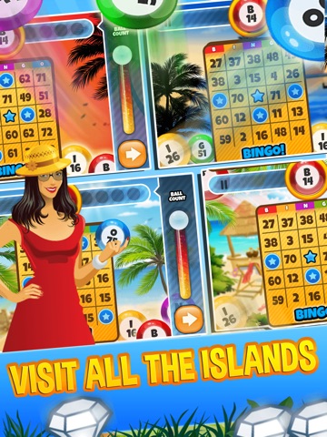 Screenshots of Bingo Bonanza Island - Win The Casino Numbers Game And A Lucky Beach for iPad