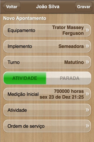Скриншот из Apontamento Mobile