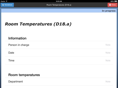 Captura de pantalla del iPad 3