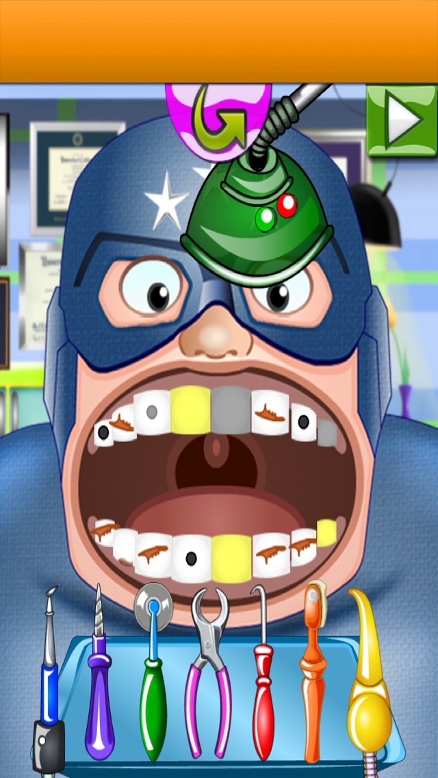 A Superhero Dentist - 自由のための歯科医師、医師ゲームのおすすめ画像1
