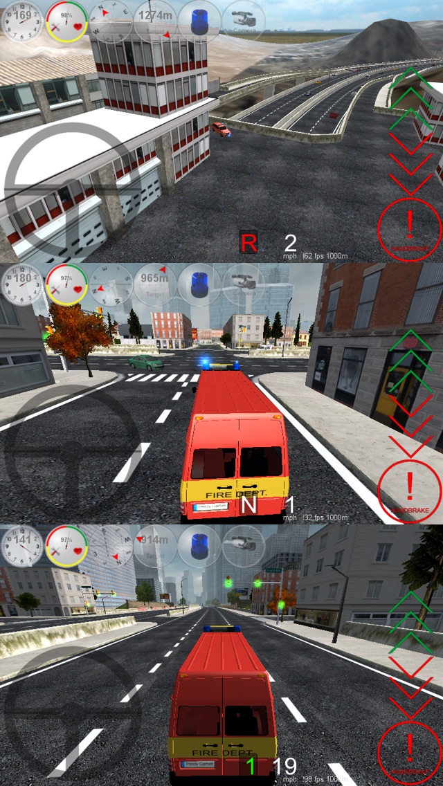 Duty Driver Firetruck... screenshot1
