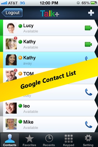 Captura de pantalla del iPhone 3