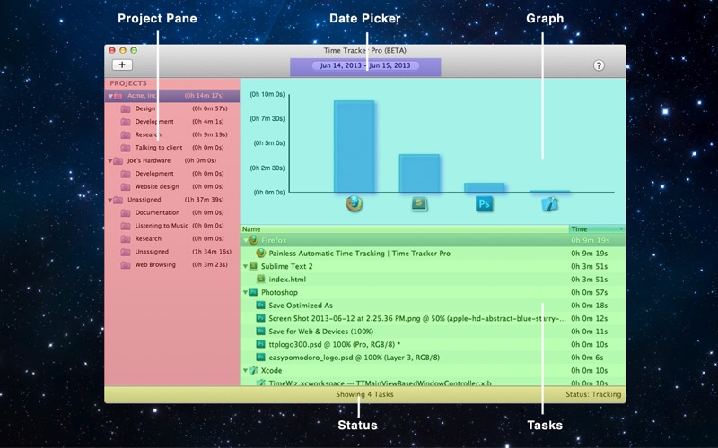 caato time tracker mac