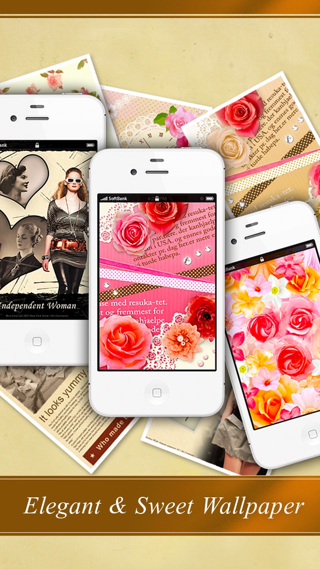 オトナ可愛い壁紙 Elegant Cute Wallpapers かわいい待ち受けで楽しもう Iphoneアプリ Applion