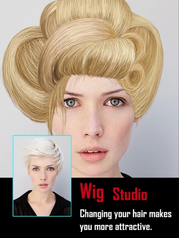 Screenshots of Insta Wig Studio - Hair Editor Booth to Design Hairstyle plus Change Color Effects for iPad